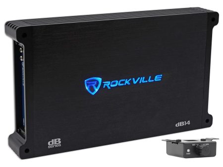 Rockville 2000w Amplifier For (1) Kicker 44L7S154 L7S Solo-Baric Subwoofer Sub Discount