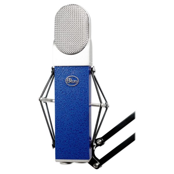 Blue Blueberry Condenser Studio Recording Microphone w Shockmount+AKG Headphones Fashion