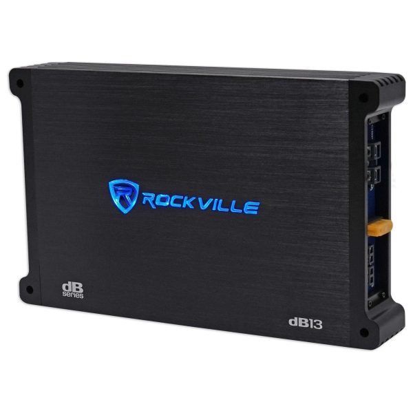 Rockville 1500w Mono Amplifier Amp For (1) Kicker CWR15-4 COMPR15 Subwoofer Sub Online