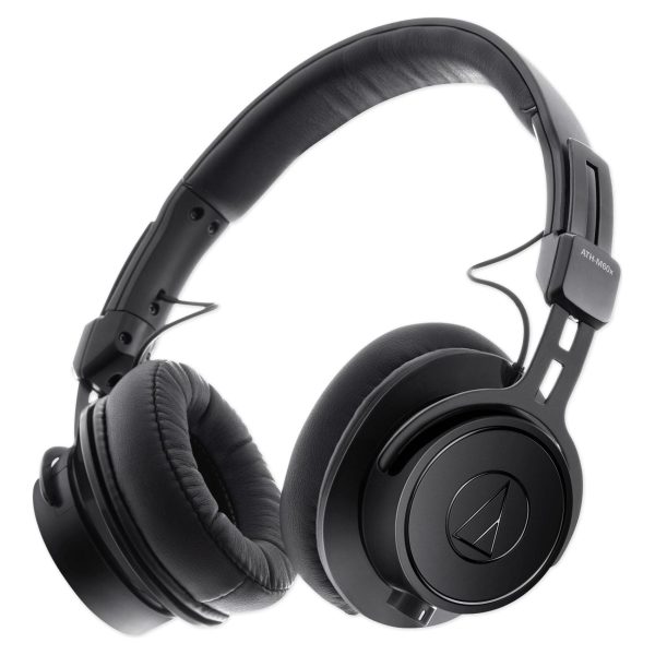 Audio Technica ATH-M60X Monitor Headphones+Professional Condenser Mic+Pop Filter Cheap