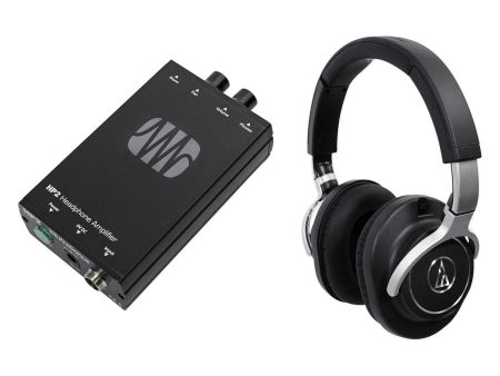 Audio Technica ATH-M70x Professional Studio Monitor Headphones ATHM70x+Amplifier Online Sale