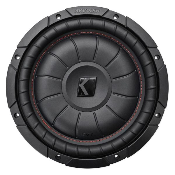 Kicker 43CVT104 COMPVT 800w 10  Shallow Slim Car Truck Subwoofer+Sealed Sub Box For Sale