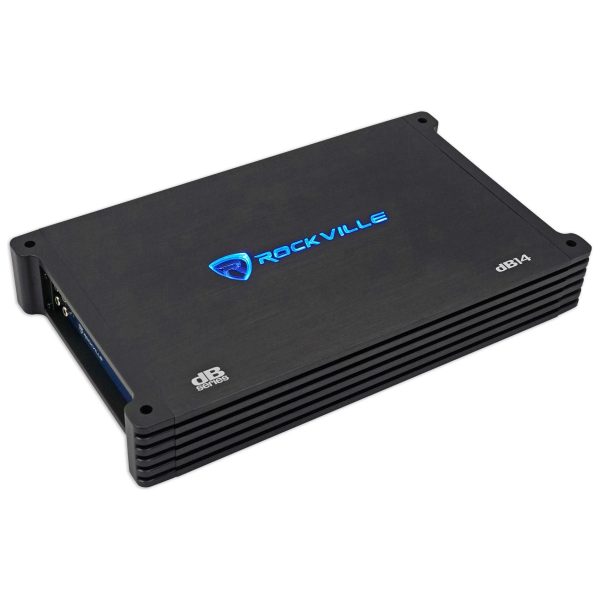 Rockville 2000w Amplifier For (2) Kicker 44L7S82 L7S82 SoloBaric 8  Subwoofers Discount