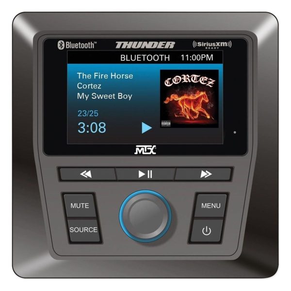 MTX Receiver w  Bluetooth Sirius+Memphis Amp+Dash+Tower Speakers For RZR ATV UTV Fashion