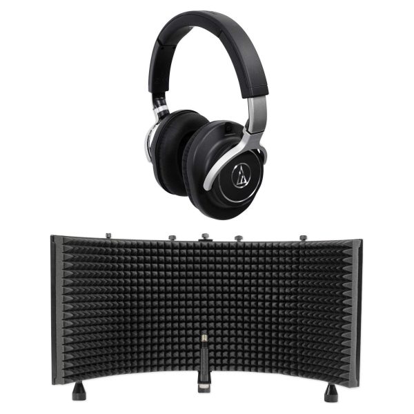 Audio Technica ATH-M70x Professional Studio Monitor Headphones ATHM70x+Shield Online