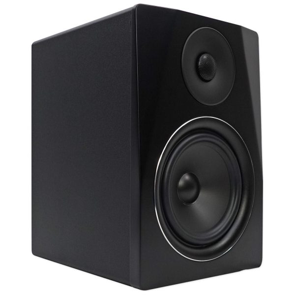 (2) Rockville APM6B 6  Powered Studio Monitors+Active 10  Subwoofer+Foam Pads Cheap