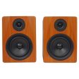 Pair Rockville APM6C 6.5  2-Way 350 Watt USB Studio Monitors+36  Stands+Pads Cheap