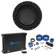 Polk Audio DB1042DVC 10” 1050 Watt Car Audio Subwoofer+Mono Amplifier+Amp Kit Hot on Sale