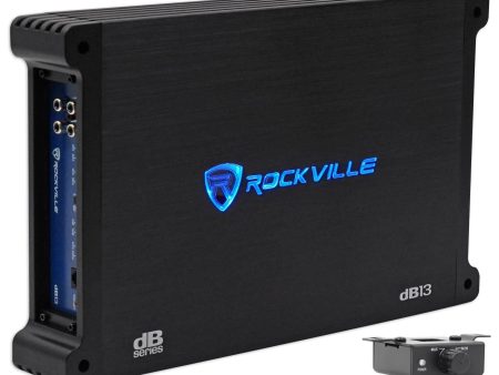 Rockville 1500w Amplifier For 1) Kicker L7S124 Solobaric 44L7S12-4 12  Subwoofer Sale