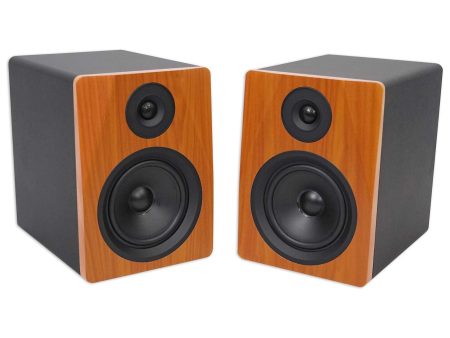 Rockville APM6C 6.5  2-Way 350W Active Powered USB Studio Monitor Speakers Pair Discount