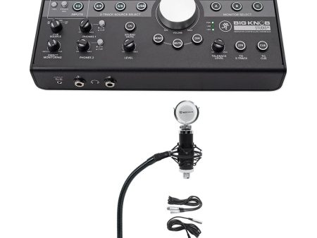 Mackie Big Knob Studio + Plus Monitor Controller Interface+Microphone+Mic Stand Online Hot Sale