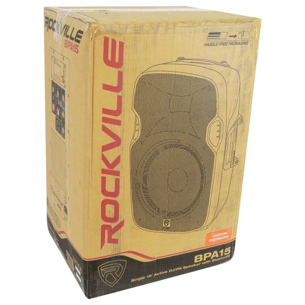 Rockville 15  Church School Audio Visual Speaker Sound System w  Lavalier Mic Online Hot Sale