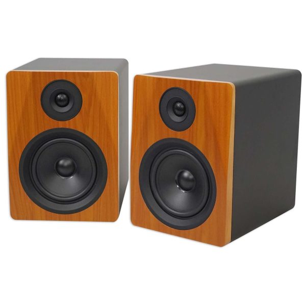 Pair Rockville APM5C 5.25  2-Way 250W Powered Studio Monitors+10  Sub+Interface For Sale