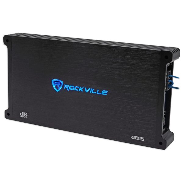 Rockville 3000w Amplifier For (2) Kicker 44L7S102 L7S102 SoloBaric 10  Subwoofers Supply