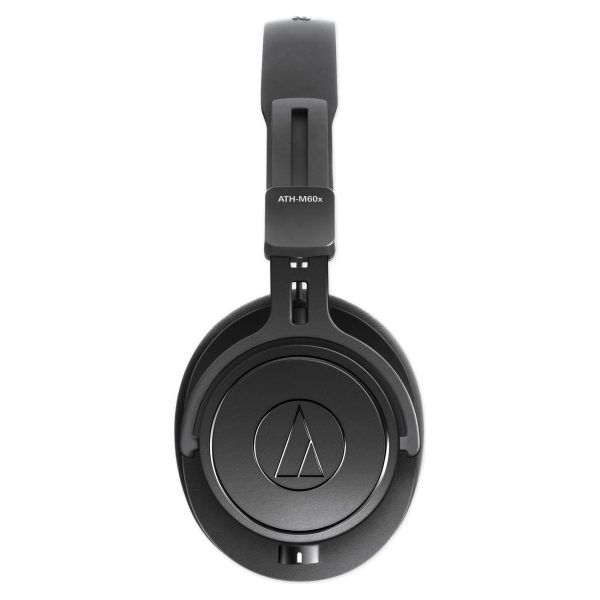 Audio Technica ATH-M60X Monitor Headphones+Professional Condenser Mic+Pop Filter Cheap