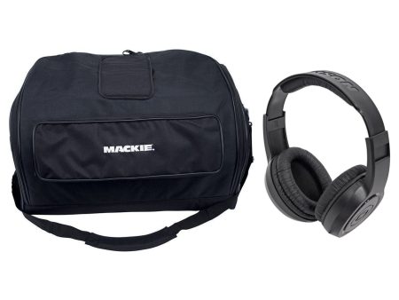 Mackie Travel Speaker Bag Soft Cover for SRM350-V2 or C200+Headphones For Cheap