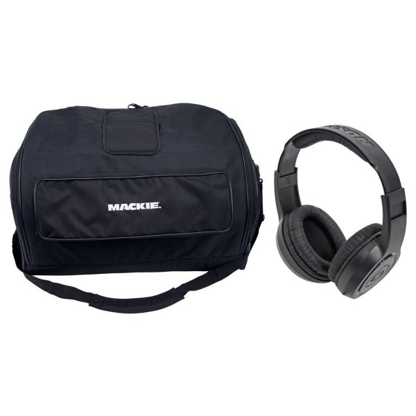 Mackie Travel Speaker Bag Soft Cover for SRM350-V2 or C200+Headphones For Cheap