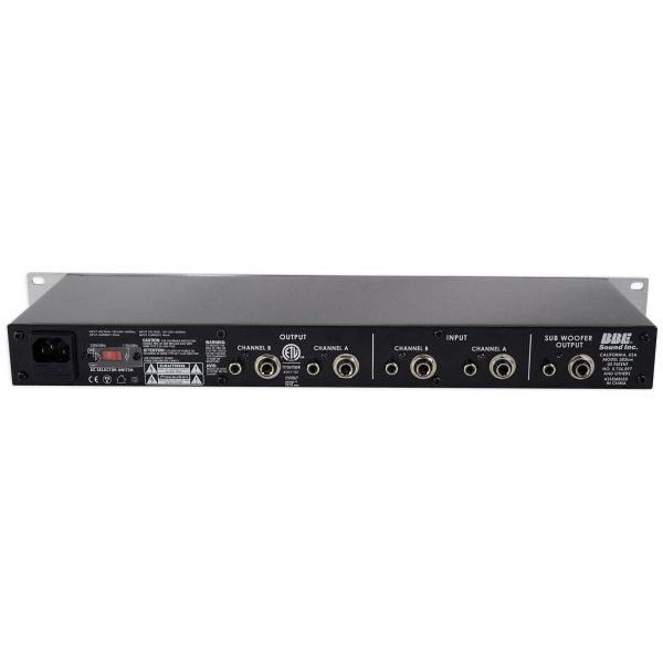 BBE 382ISW Sonic Maximizer Signal Processor Sub Control+Crossover+AKG Headphones For Discount