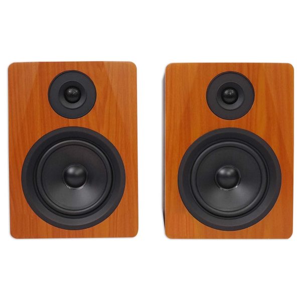 Pair Rockville APM6C 6.5  350W Powered Studio Monitors+Stands+Pads+Headphones Online Hot Sale