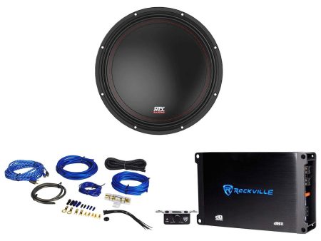 MTX 3510-02 10  500 Watt SVC Car Audio Subwoofer Sub+Mono Amplifier+Amp Kit Discount