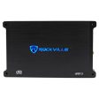 Rockville 1500 Watt Mono Amplifier For (2) Kicker 10  43CVR102 COMPVR Subwoofers on Sale