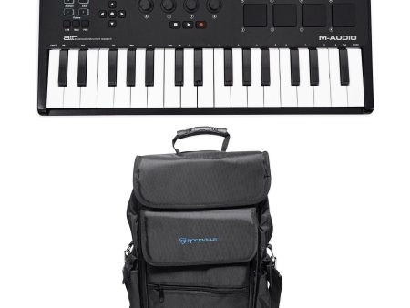 M-Audio Axiom AIR Mini 32-Key USB MIDI Keyboard Controller w  Drum Pads+Bag Online Hot Sale