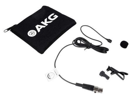 AKG C417 L Clip on Lavalier Microphone + Windscreen For Church Speeches Sermons For Discount