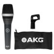 AKG D5 C Pro Dynamic Cardioid Vocal Microphone D5C+Desk Stand+Headphones+Cable Online Sale