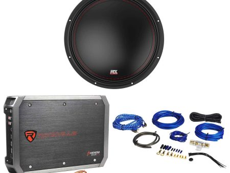 MTX 3512-04 12  500 Watt SVC 4-ohm Car Audio Subwoofer+Amplifier+Amp Wire Kit Discount