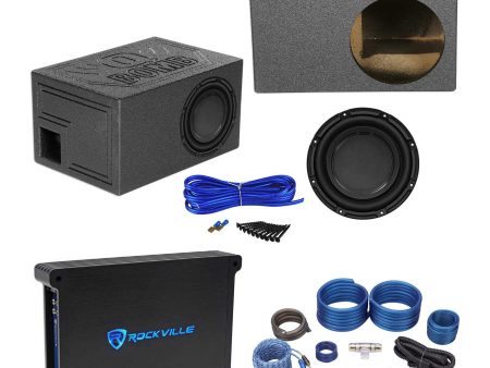 Polk Audio DB1042DVC 10” 1050w Subwoofer+Vented Sub Box+Mono Amplifier+Amp Kit Discount