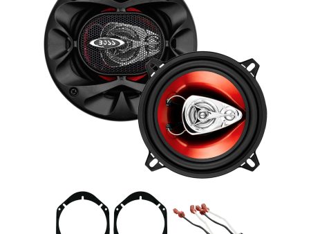 Boss 5.25  Front Speaker Replacement Kit For 1999-2004 Ford F-250 350 450 550 For Sale