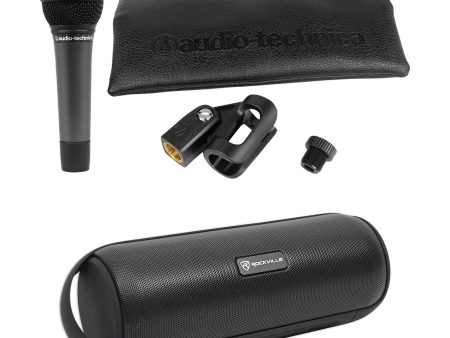 Audio Technica ATM510 Cardioid Dynamic Vocal Microphone ATM 510 Mic+Free Speaker For Sale