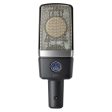 AKG C214 Condenser Microphone Recording Mic+Mackie Monitoring Headphones+Shield Fashion