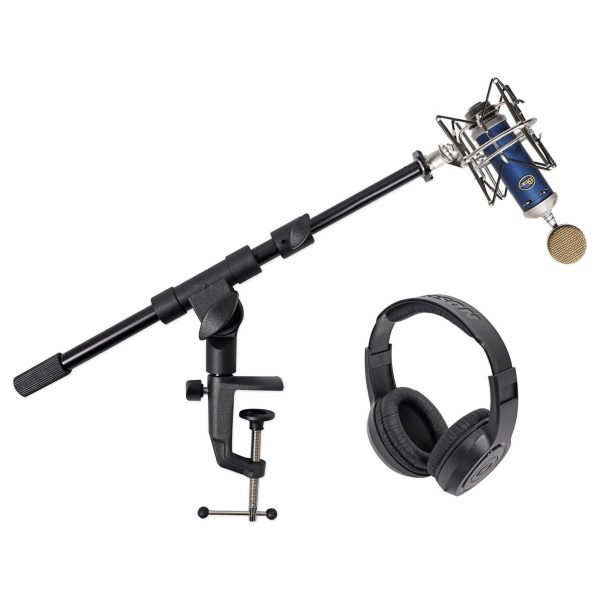 Blue Bluebird SL Studio Condenser Recording Microphone Mic+Headphones+Boom Stand Discount