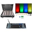 Rockville Best Strip 60 Pack White (6) Lights+Charging Case+Wireless DMX Control Cheap