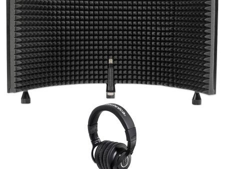 Audio Technica ATH-M40x Studio Monitor Headphones ATHM40x+Foam Isolation Shield Online