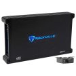 Rockville 2000w Mono Amplifier For (2) Kicker 43CWRT122 COMPRT12 12  Subwoofers Online Sale