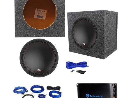 MTX 3510-02 10  500 Watt SVC Car Subwoofer+Sealed Sub Box+Mono Amplifier+Amp Kit Discount