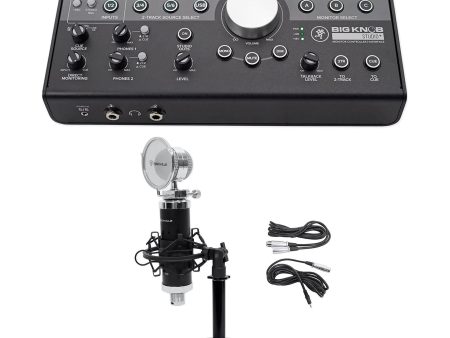 Mackie Big Knob Studio+Plus Monitor Controller Interface+Microphone+Mic Stand Online Hot Sale