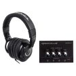 Audio Technica ATH-M40x Studio Monitor Headphones+4-Way Distribution Amplifier Online Hot Sale