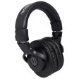 Audio Technica ATH-M30X Pro Studio Monitor Collapsible Headphones+2) Microphones For Cheap