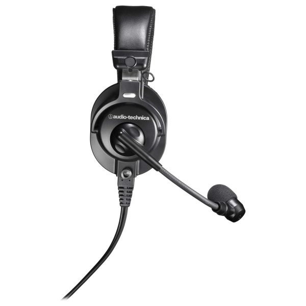 Audio Technica BPHS1 Broadcast Headphones Headset w boom Mic+AKG Headphones For Sale