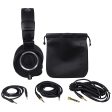 Audio Technica ATH-M50X Pro Studio Monitor Headphones w Case+Headphone Amplifier on Sale