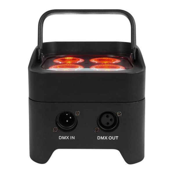 (12) Rockville BEST PAR 50 Battery Wash Lights Wireless DMX+384 Ch. Controller Sale