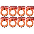 8 Rockville RCXFB25O Orange 25  Female REAN XLR to 1 4   TRS Balanced Cables OFC For Discount