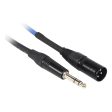 8 Rockville RCXMB6-BL Blue 6  Male REAN XLR to 1 4   TRS Balanced Cables Online