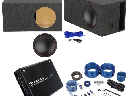 MTX 5512-22 12  800w Subwoofer+Vented Sub Box Enclosure+Mono Amplifier+Amp Kit Fashion