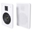 6 Rockville RockSlim White Home Theater 5.25  240w Easy Wall Mount Slim Speakers Online Sale