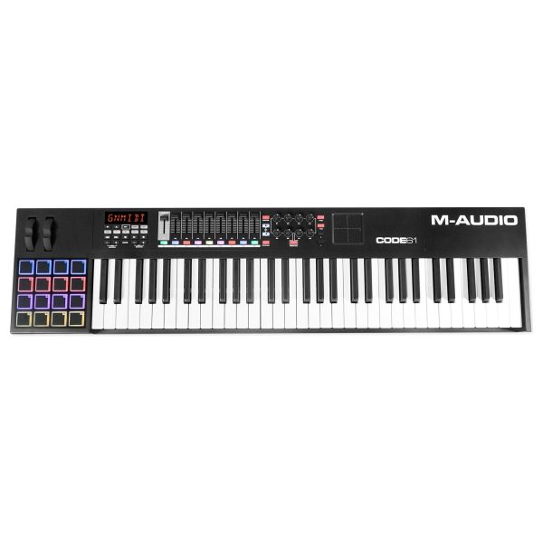 M-Audio Code 61 61-Key USB MIDI Keyboard Controller w  X Y Pad CODE61 + Stand Sale