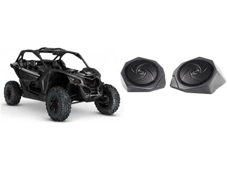 6.5  Rockville Speakers for Can-Am Maverick X3+ Pod Enclosures Kick Panel Pods For Discount